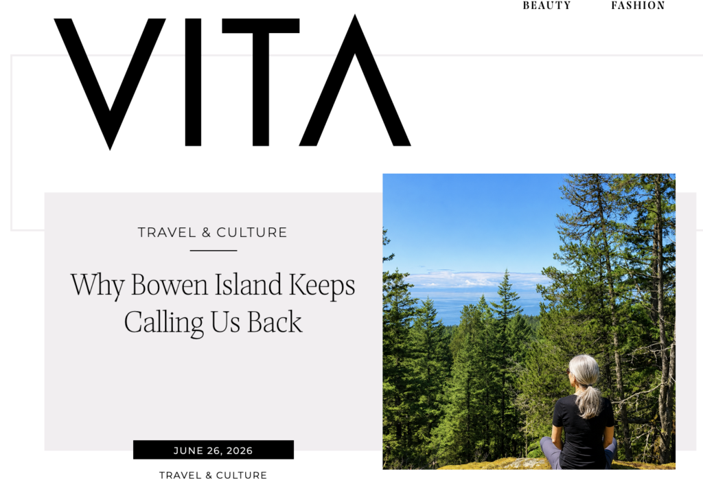 Cover for Vita Magazine Article featuring ARTEBELLA Skin Health